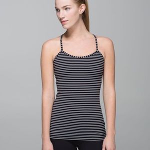 Lululemon Power Y Tank parallel stripe